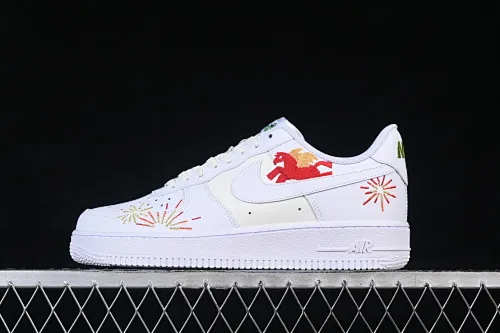 All categories Nk Air Force 1 Air Force series Nk Air Force 1 Low Air Force low-top Nike Air Force 1'07 Low Year of the Horse embroidery Air Force 1 low-top casual sneakers IQ1133-111